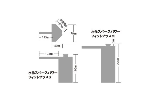 画像2: 水作 スペースパワーフィットプラス S