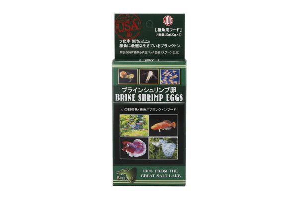 画像1: 日本動物薬品 ニチドウ ブラインシュリンプ 20g [稚魚用フード]