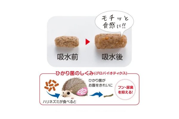 画像2: キョーリン ひかりハリネズ 1.1kg　ハリネズミの完全栄養食